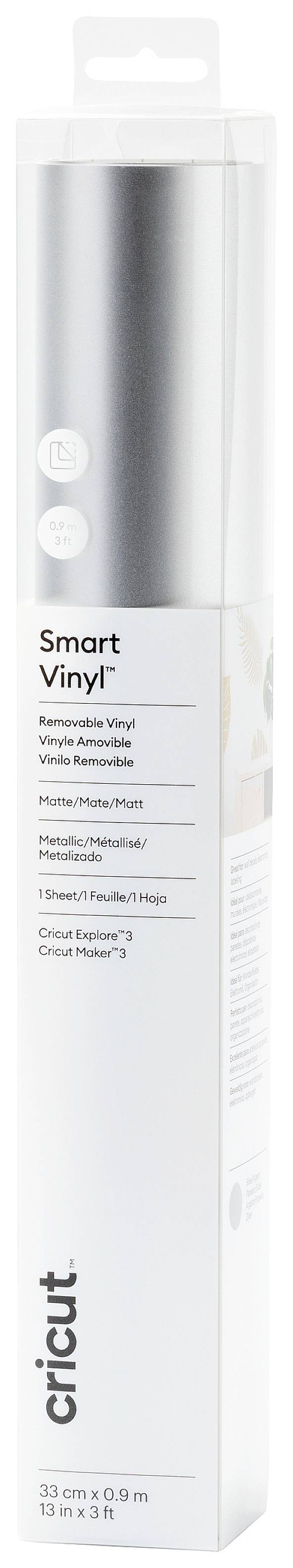Cricut Smart Vinyl Removable Film argent