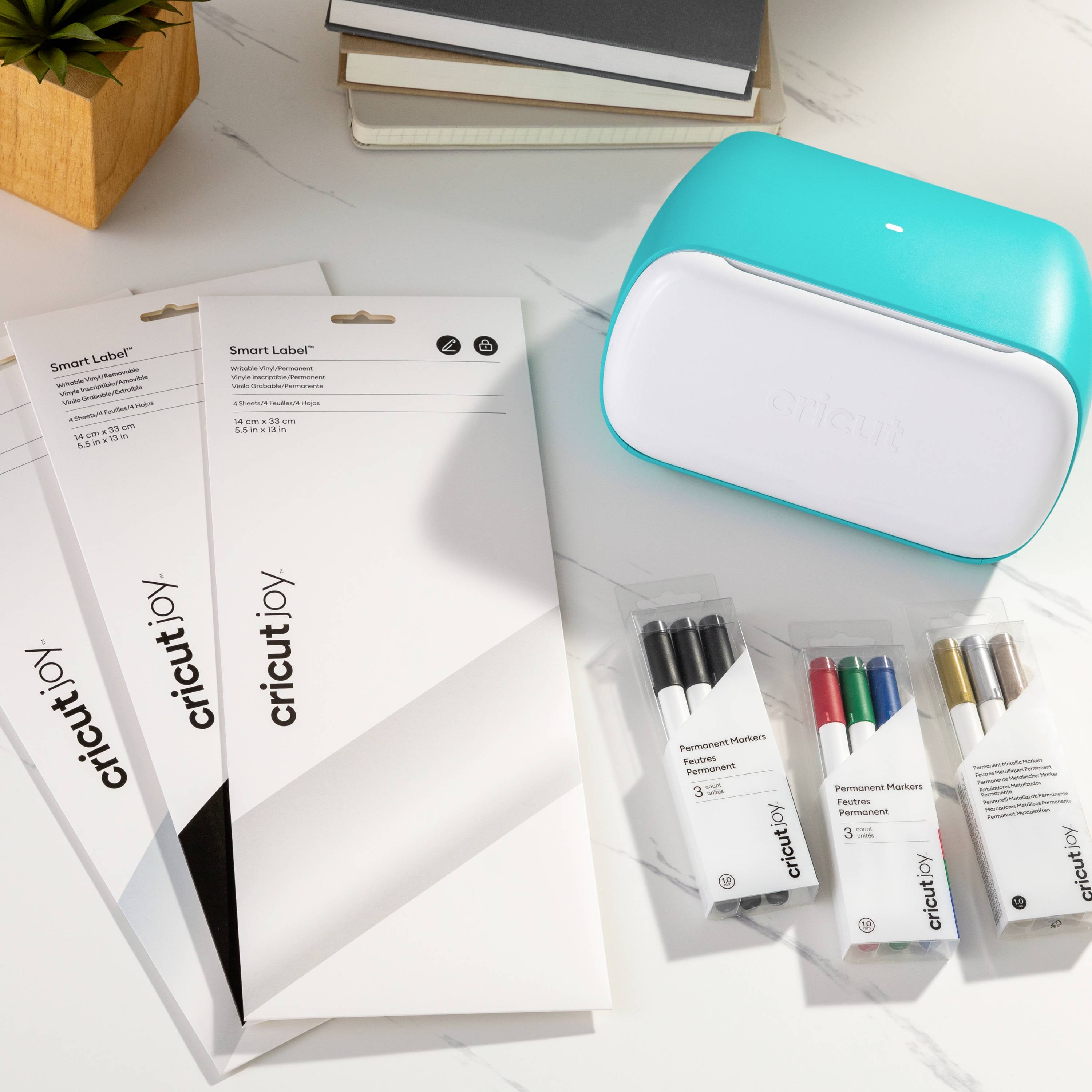 Cricut Joy™ Smart Vinyl™ Permanent 4er Film blanc