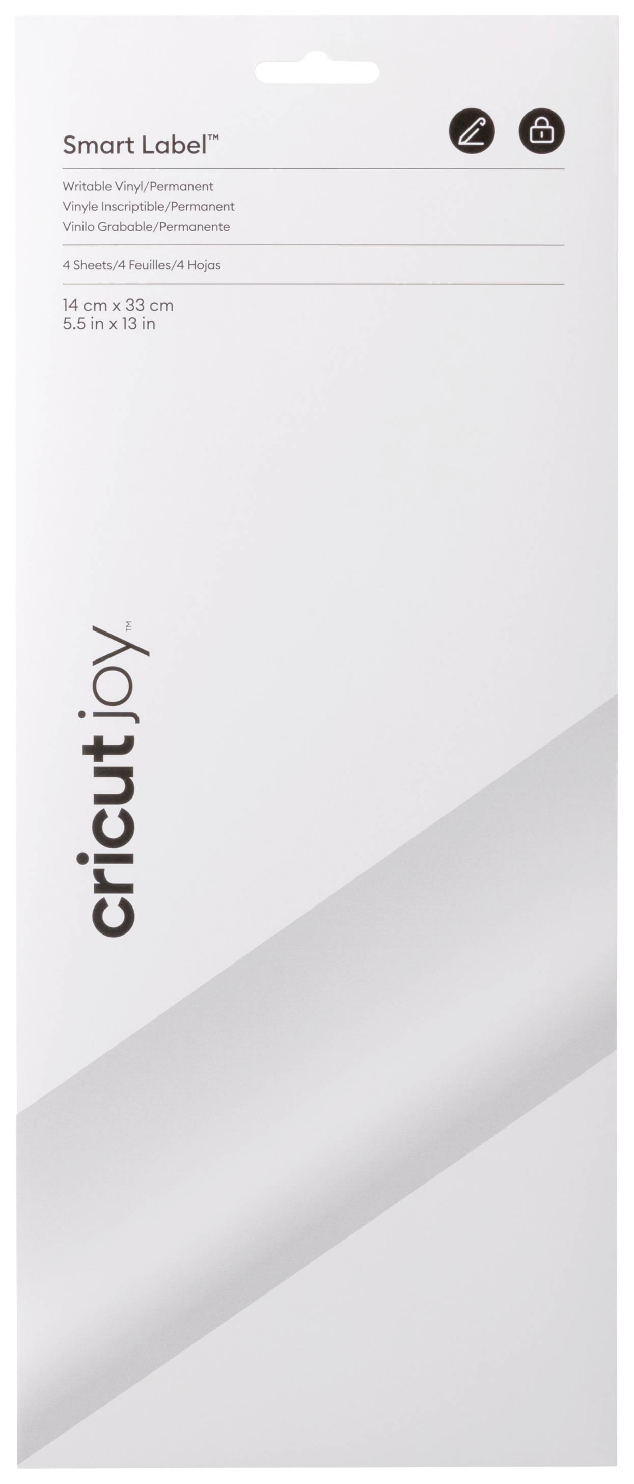 Cricut Joy™ Smart Vinyl™ Permanent 4er Film blanc