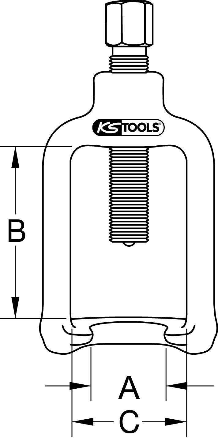 KS Tools 4500076 Extracteur de rotule