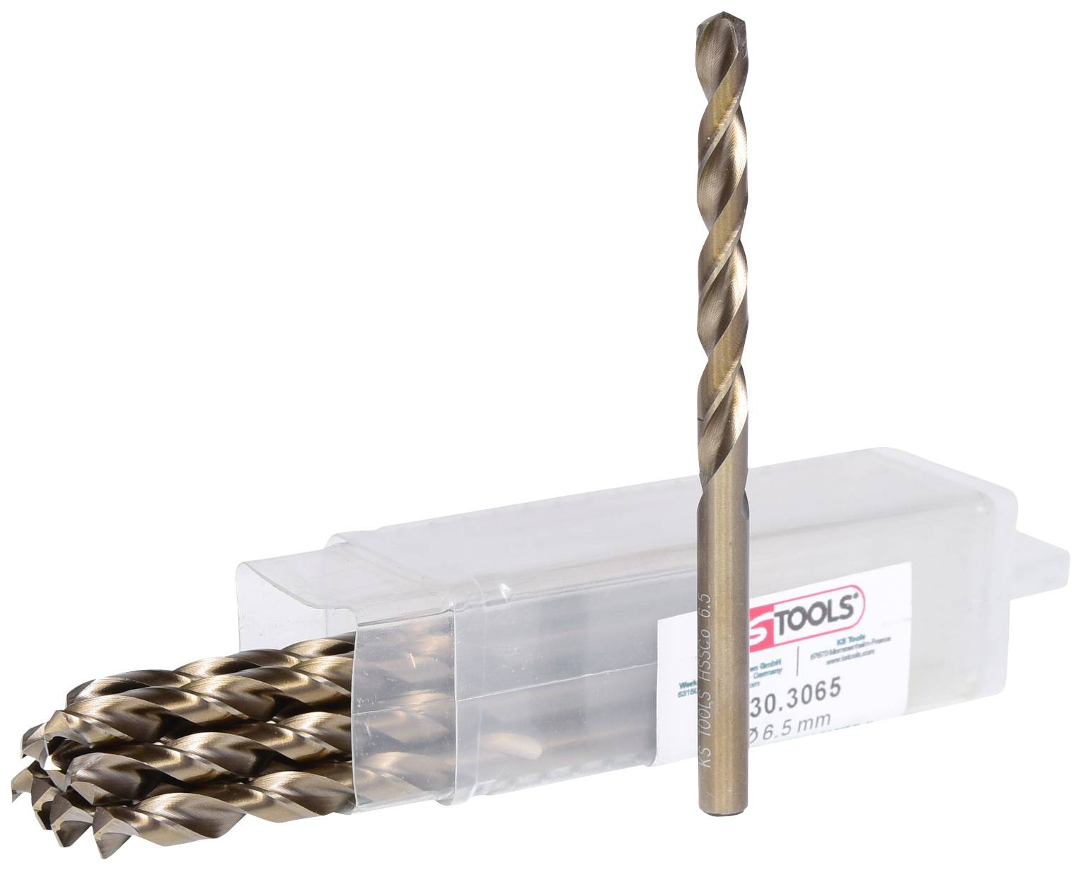 KS Tools 3303065 Jeu de forets pour le métal 10 pc(s)