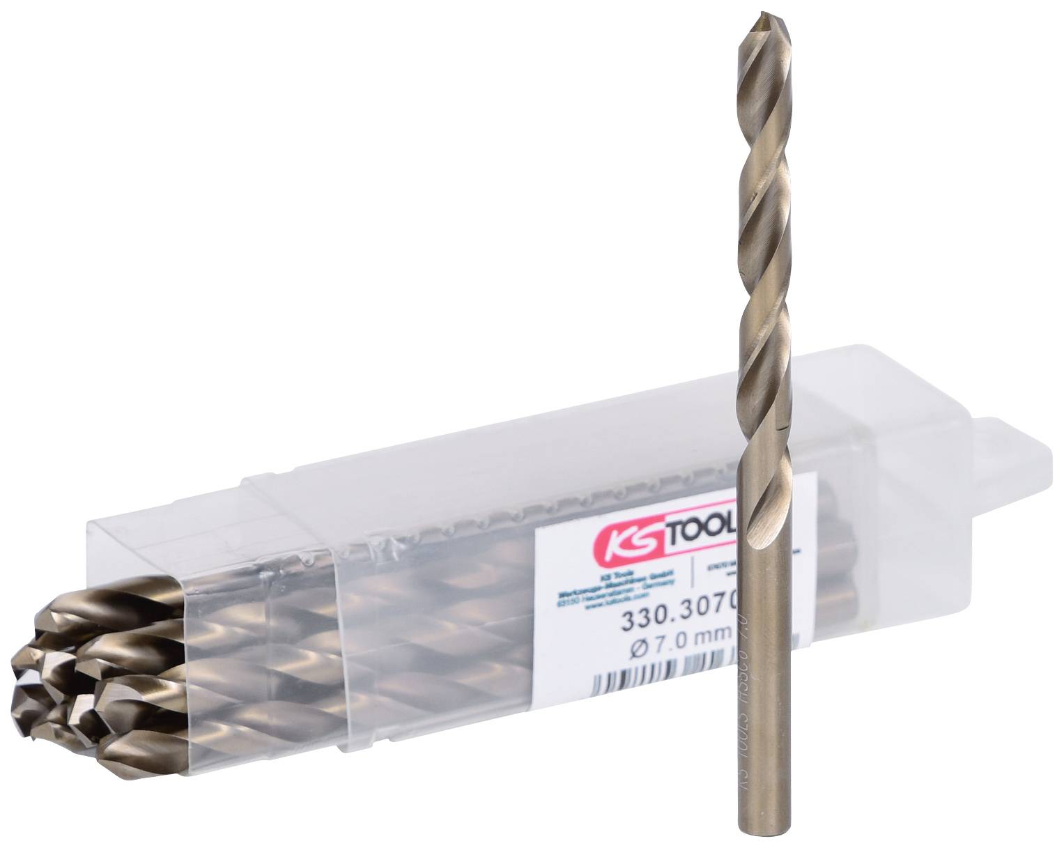 KS Tools 3303070 Jeu de forets pour le métal 10 pc(s)