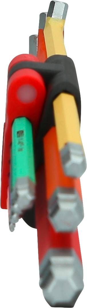 KS Tools 151.4560 6 pans intérieurs Jeu de clés mâles coudées 1.5 mm, 2 mm, 2.5 mm, 3 mm, 4 mm, 5 mm, 6 mm, 8 mm, 10 mm 9 pièces