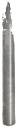 KS Tools 5153251 Fraise sur tige Carbure de tungstène Longueur 38.5 mm Dimension produit, Ø 3 mm