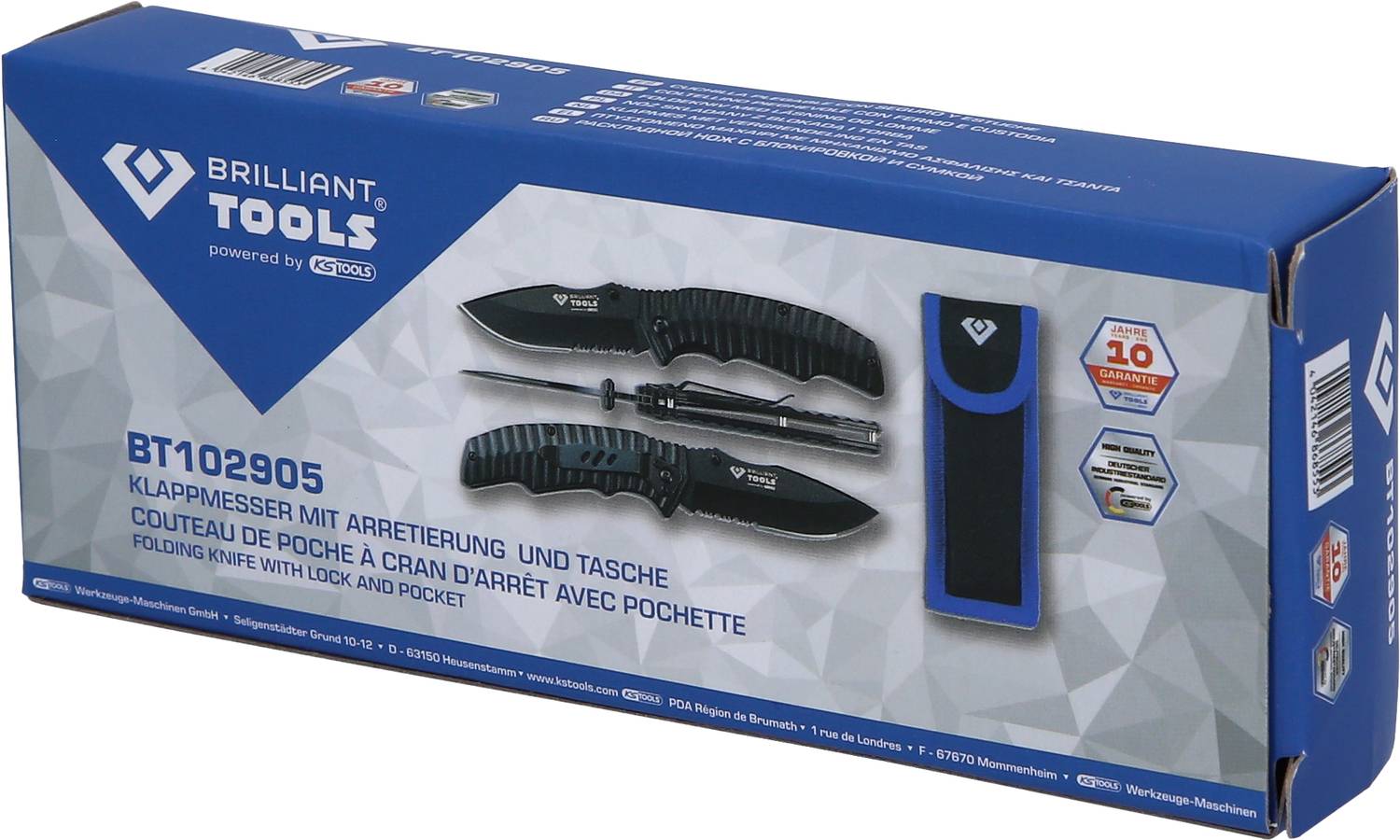 Brilliant Tools BT102905 BT102905 Couteau pliant