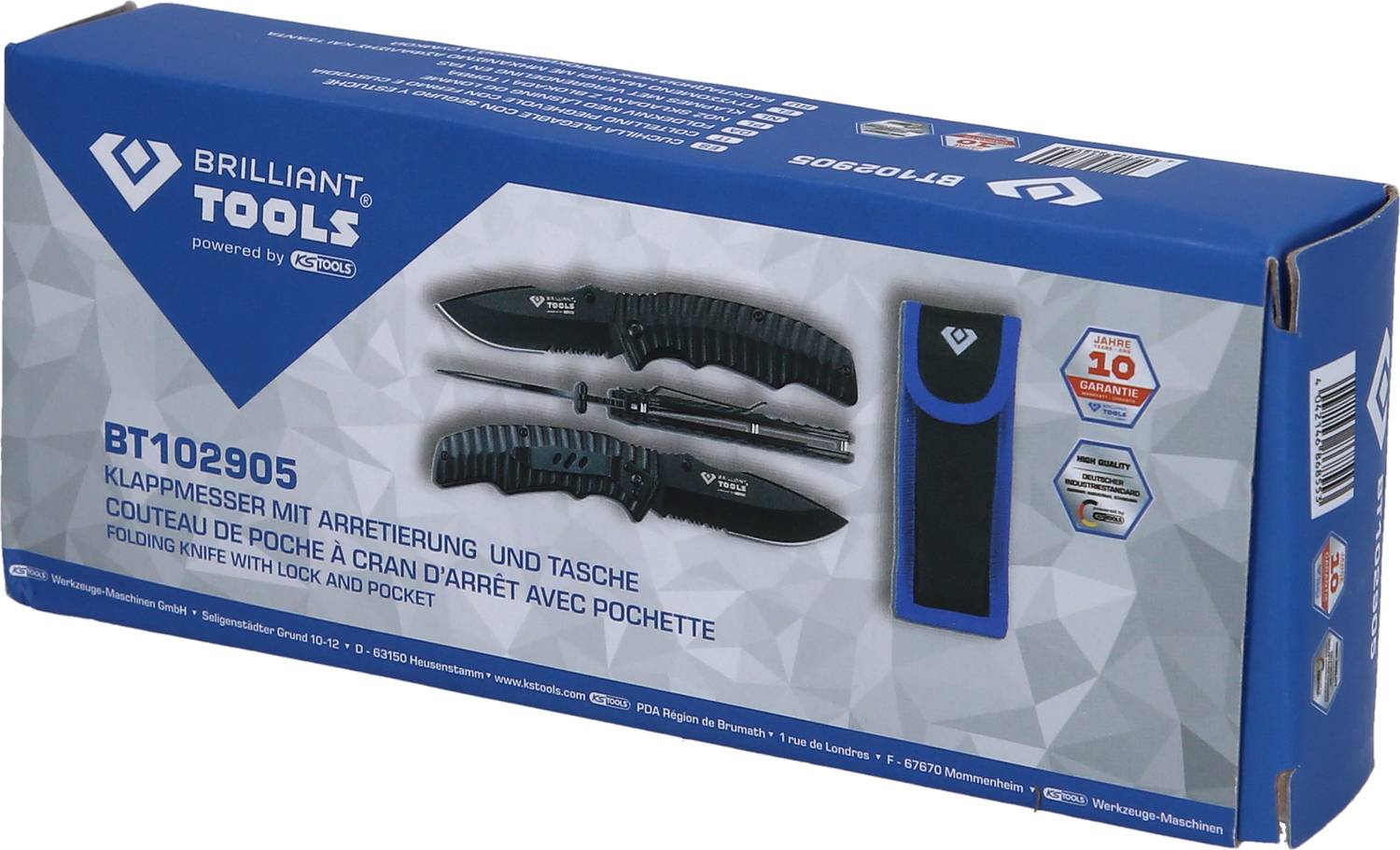 Brilliant Tools BT102905 BT102905 Couteau pliant