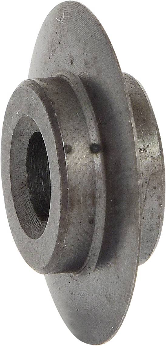 Pièce métallique composée d'un disque circulaire et plat avec une ouverture cylindrique centrale. Utilisée dans les machines ou les dispositifs mécaniques.