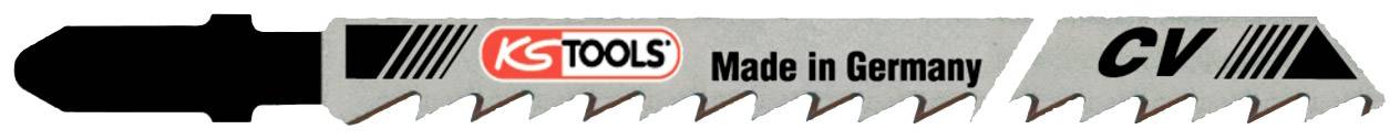 KS Tools 12931035 Lame de scie sauteuse, CV, 115 mm, 4 mm, T301D, Lot de 5 5 pc(s)
