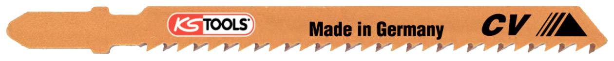 KS Tools 129.3103S Lame de scie sauteuse, CV, 100 mm, 4 mm, T101DP, Lot de 5 5 pc(s)