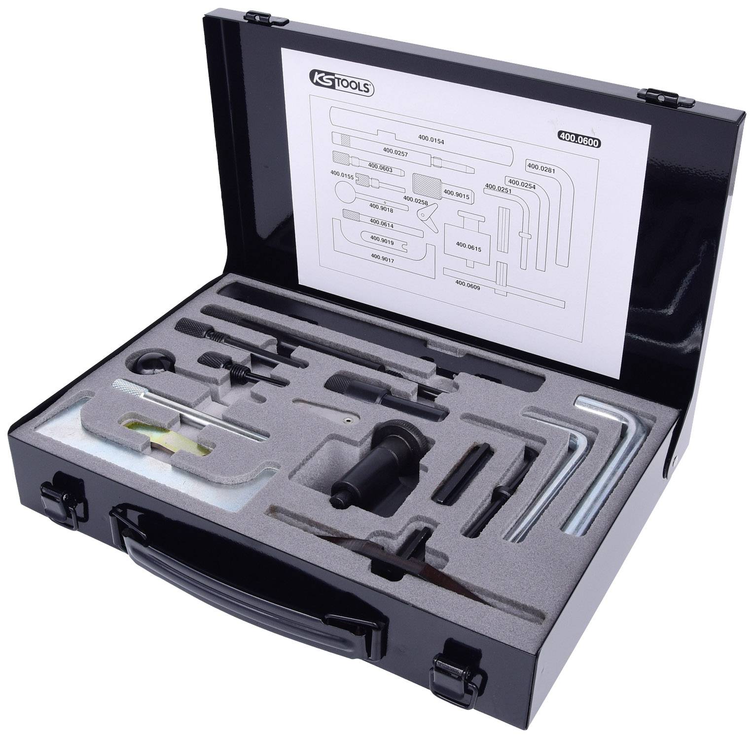 KS Tools 4000600 Kit d'outils pour moteur de réparation pour Ford / Mazda, 20 pièces