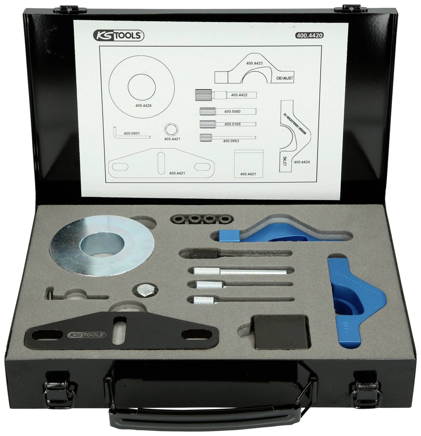 KS Tools 4004420 Jeu d'outils pour moteur pour Ford, 9 pièces