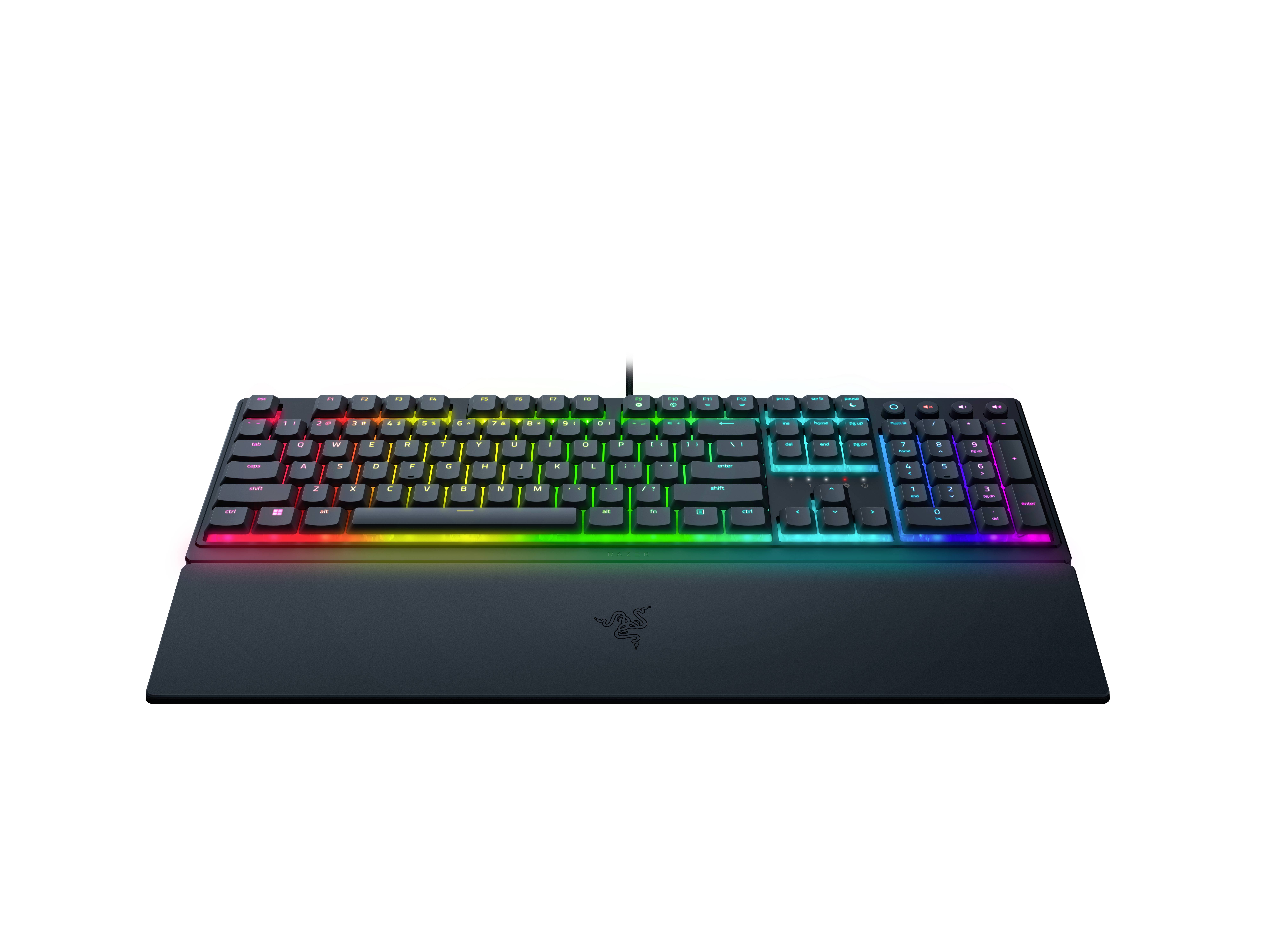 RAZER Ornata V3 filaire Clavier de gaming allemand, QWERTZ noir éclairé, repose-poignet, touches multimédia, entièrement adaptable