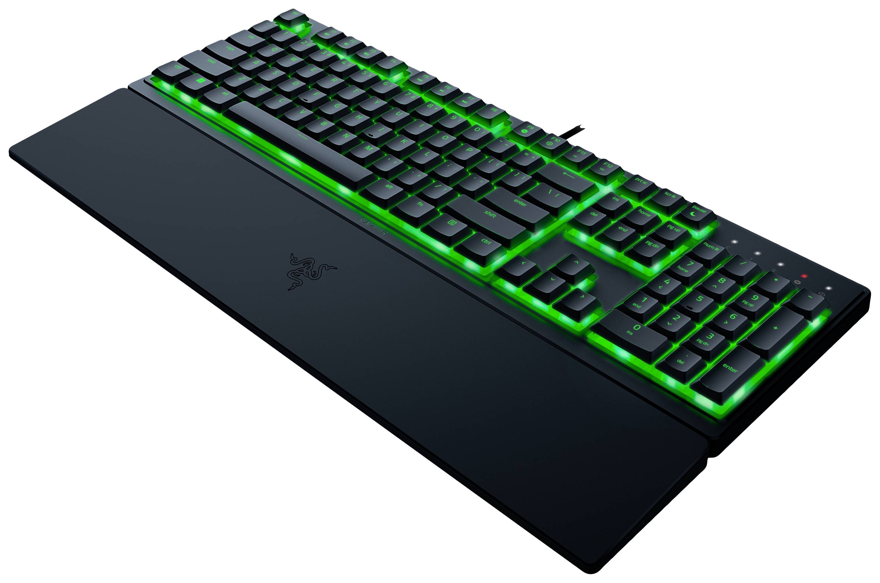 RAZER Ornata V3 X filaire Clavier de gaming allemand, QWERTZ noir éclairé, repose-poignet, entièrement adaptable