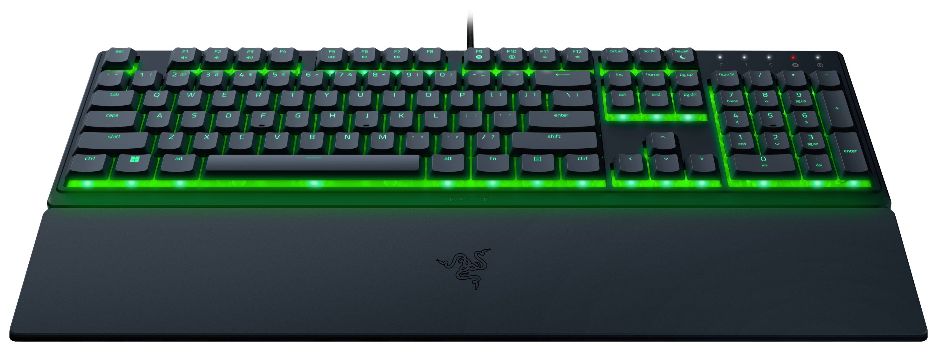 RAZER Ornata V3 X filaire Clavier de gaming allemand, QWERTZ noir éclairé, repose-poignet, entièrement adaptable