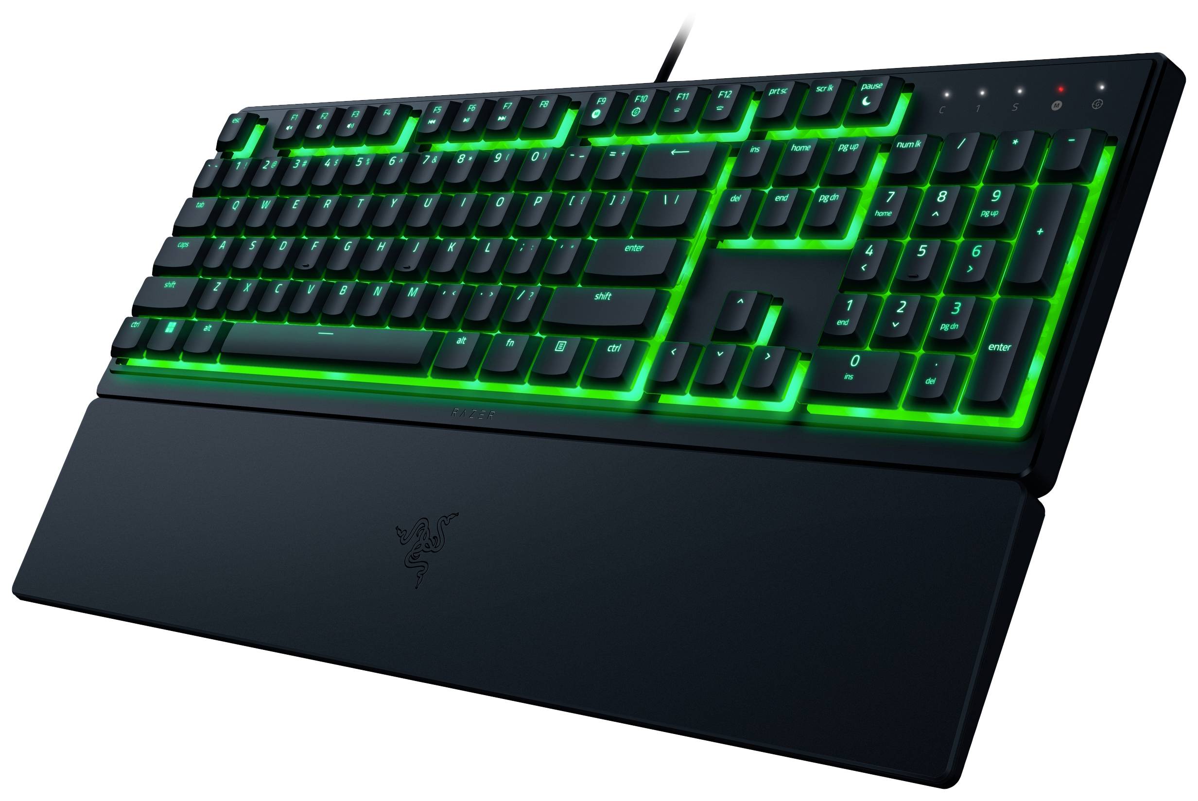 RAZER Ornata V3 X filaire Clavier de gaming allemand, QWERTZ noir éclairé, repose-poignet, entièrement adaptable