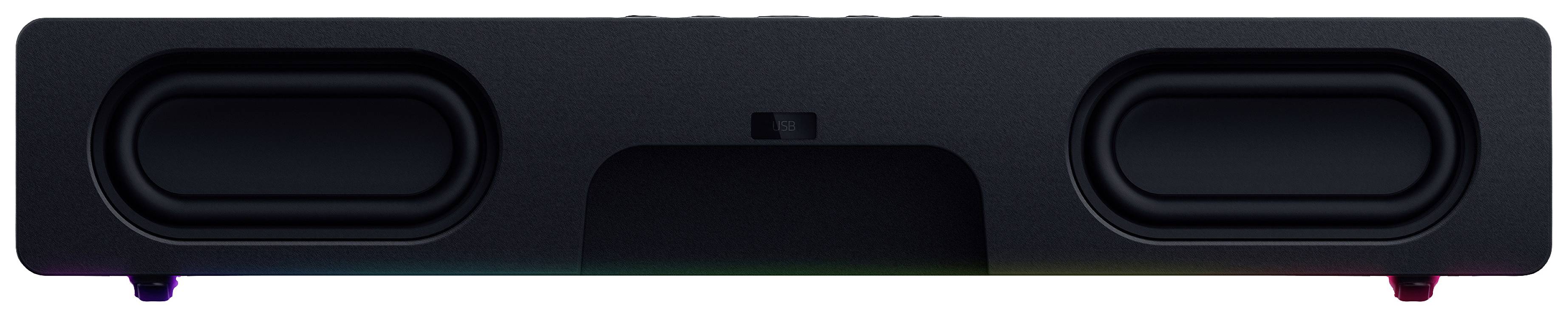 RAZER Leviathan V2 X Barre de son noir Bluetooth®, Haut-parleurs éclairés