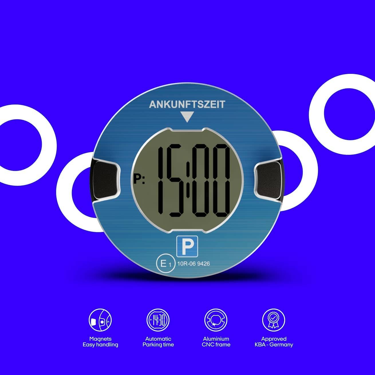 OOONO PARK INT-2000 Disque de stationnement 60 mm x 12 mm avec aimant