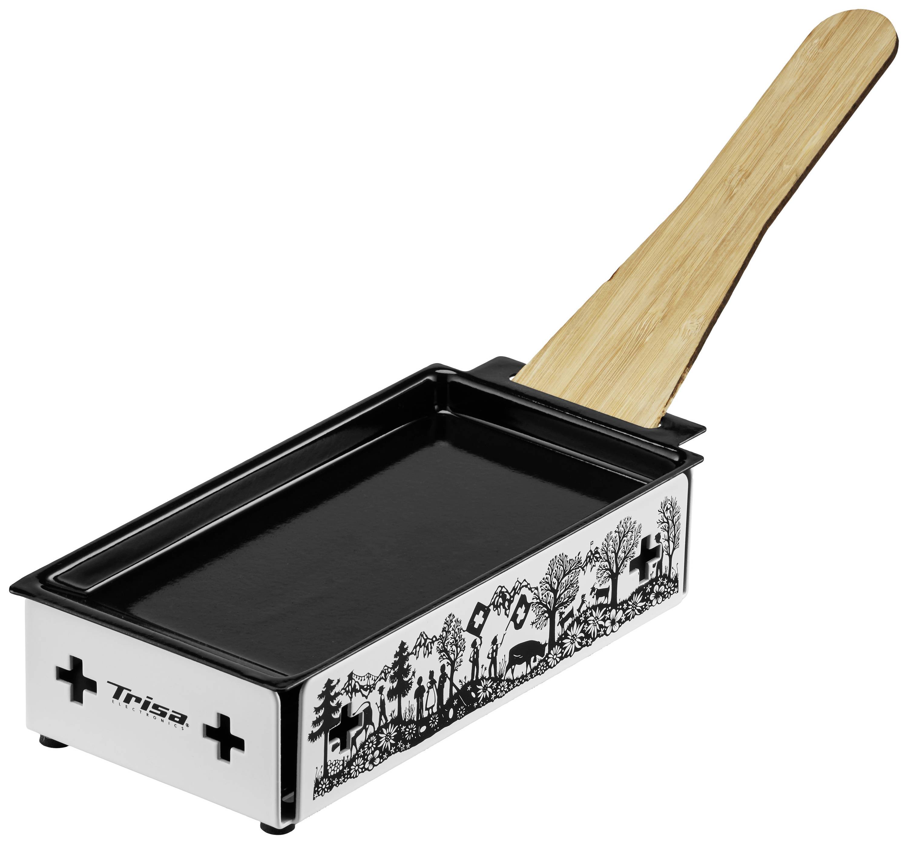 Trisa Ktchenette Appareil à raclette blanc, noir