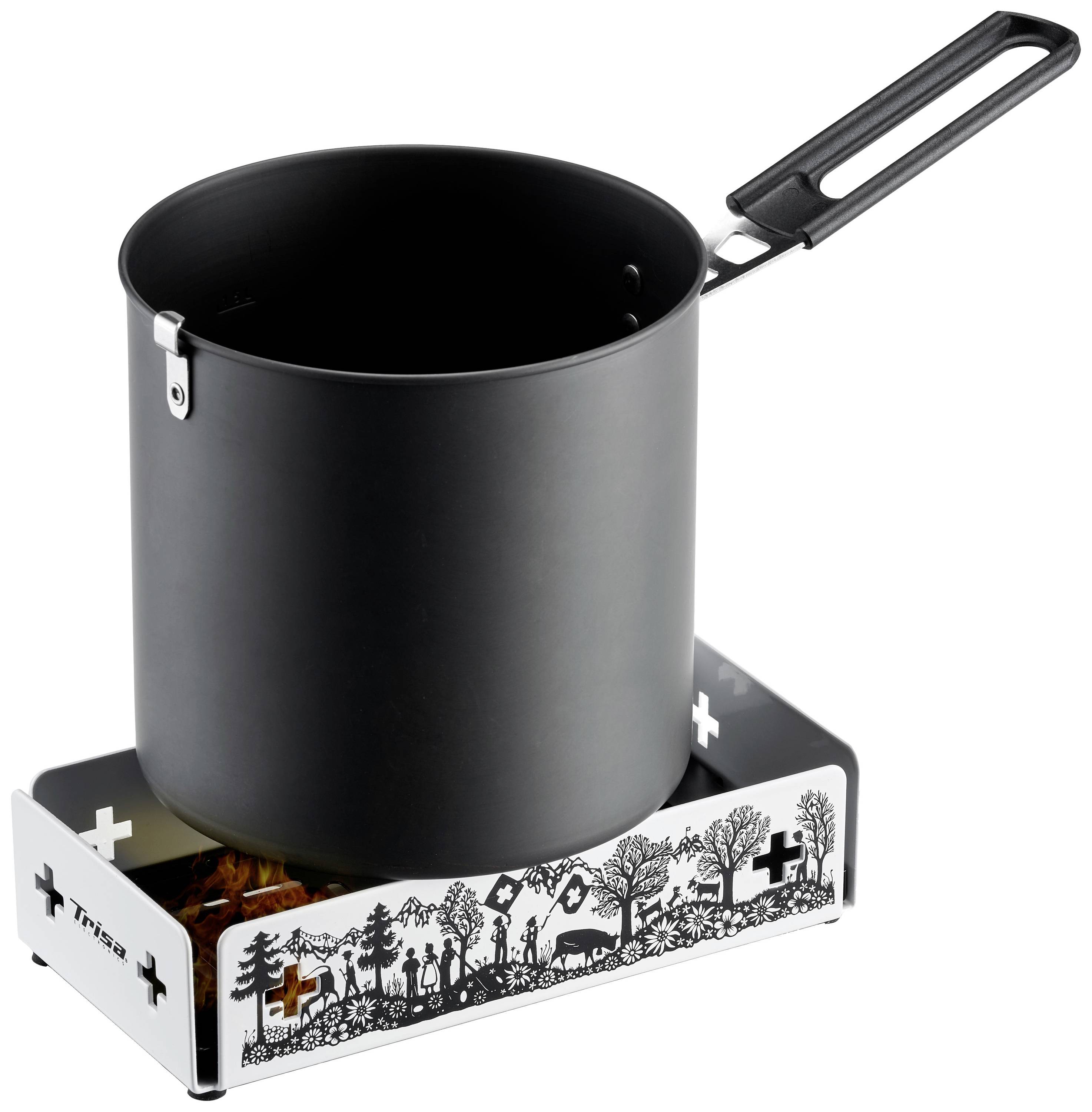 Trisa Ktchenette Appareil à raclette blanc, noir