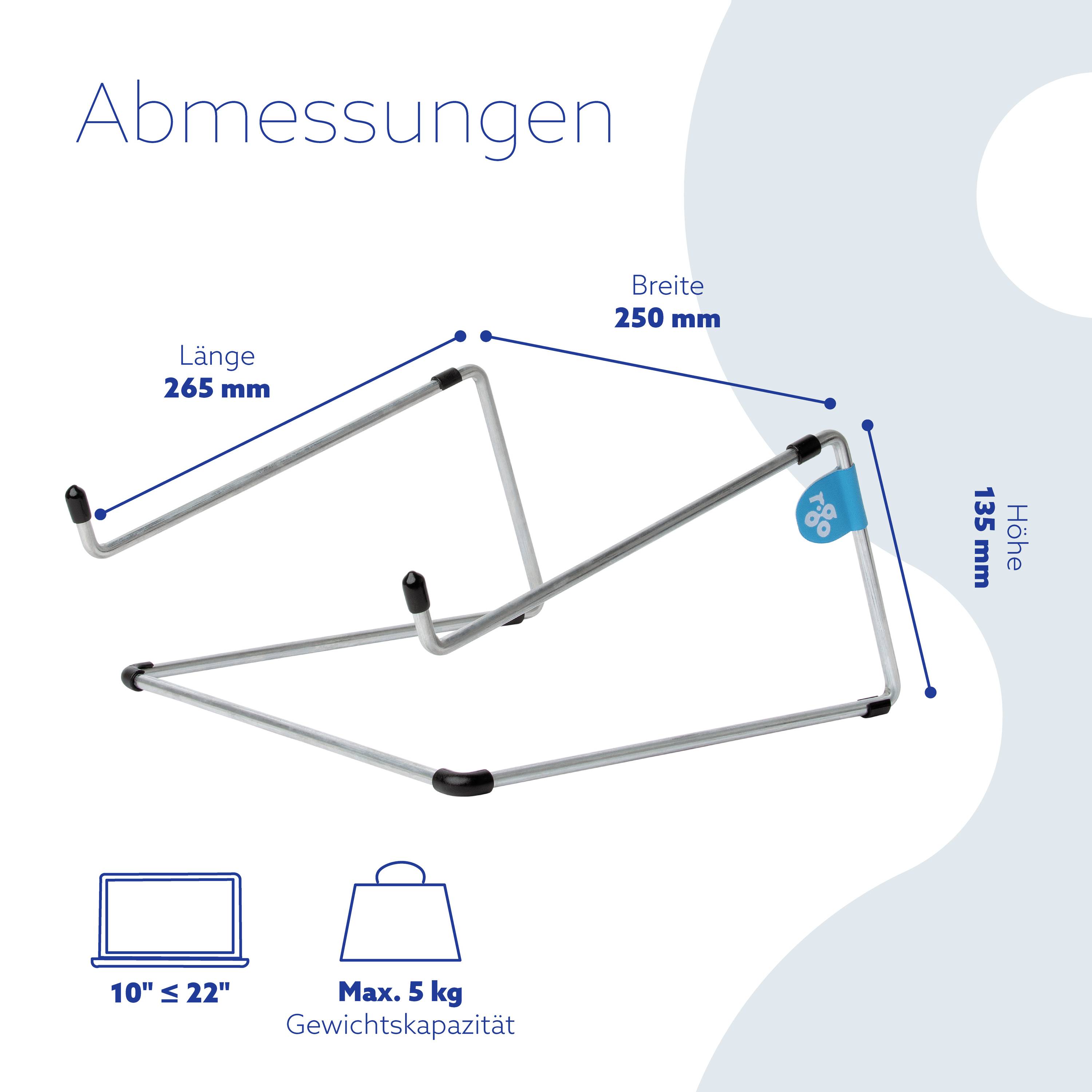 R-GO Tools Steel Office Support d'ordinateur portable