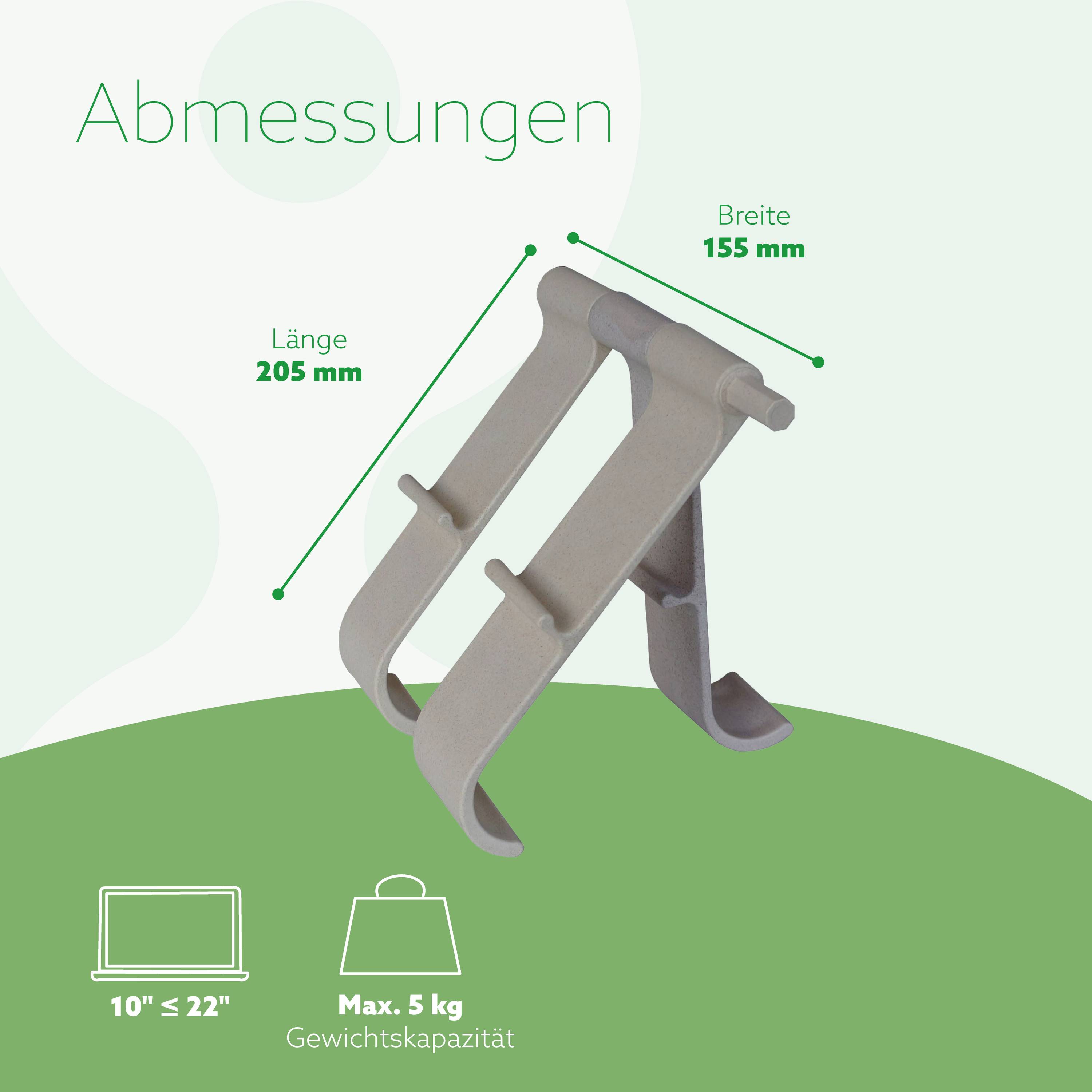 R-GO Tools Treepod Biobased Support d'ordinateur portable