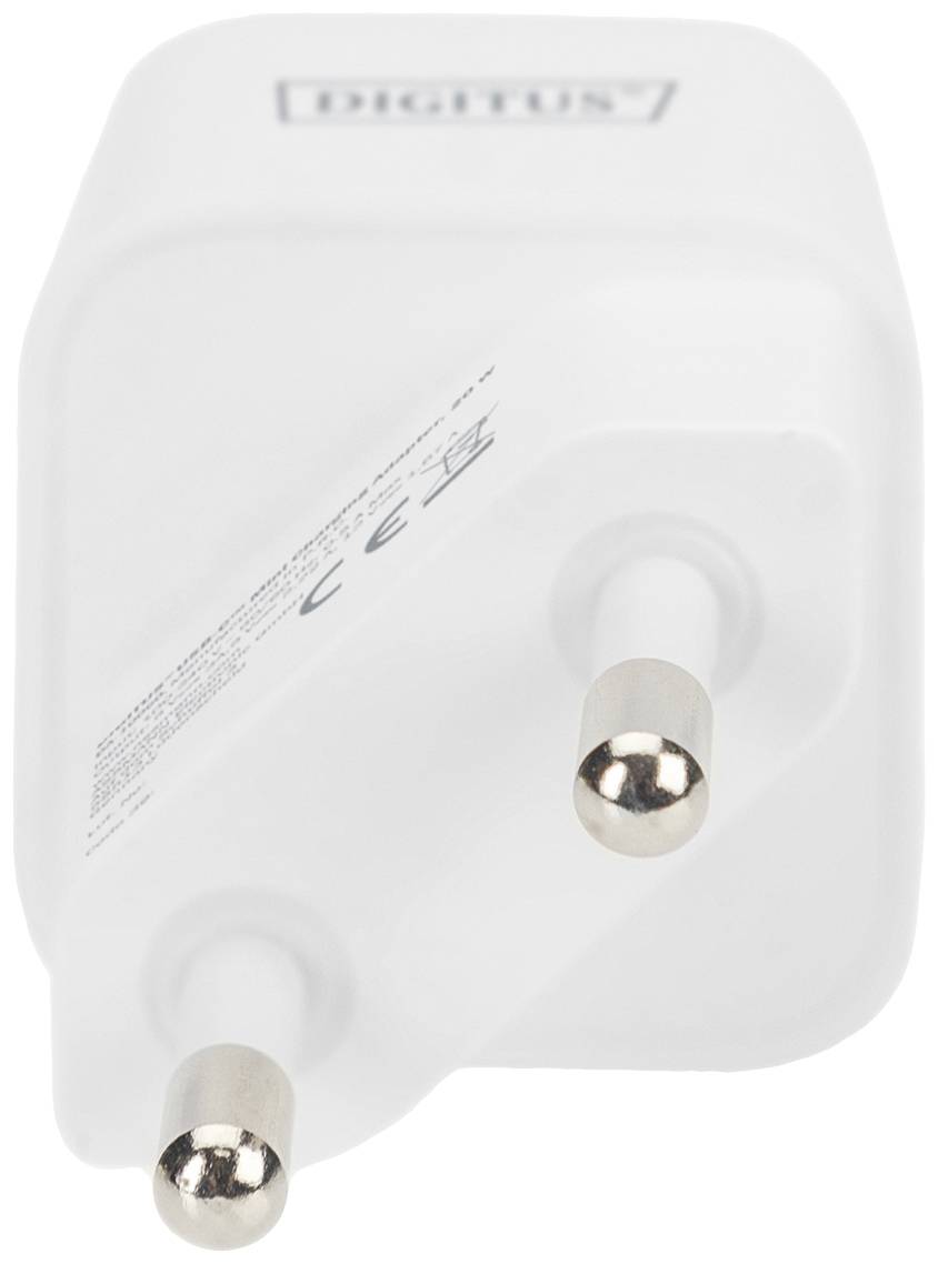 Digitus DA-10060 Chargeur USB 20 W 1x USB-C® Power Delivery blanc intérieure