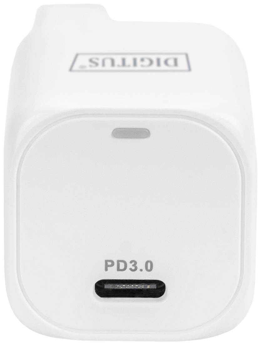 Digitus DA-10060 Chargeur USB 20 W 1x USB-C® Power Delivery blanc intérieure