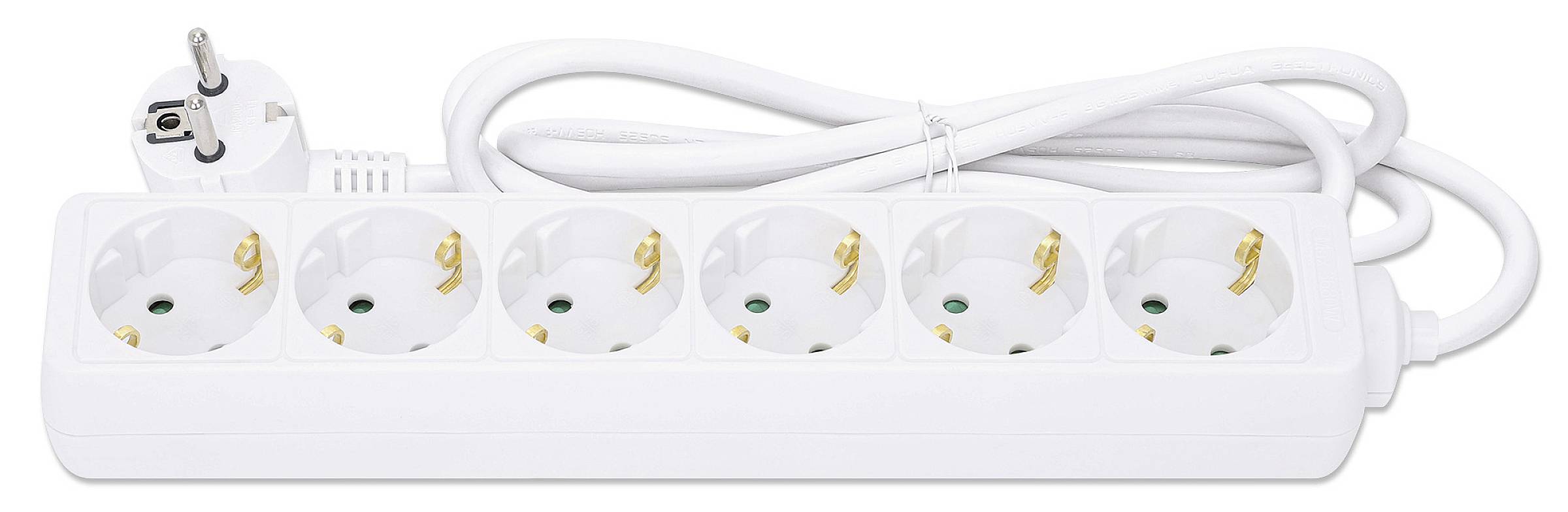 Multiprise Manhattan 168304 blanc contact de protection 1 pc(s)