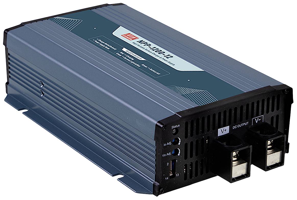 MEAN WELL Chargeur pour batteries au plomb NPP-1200-48 48 V Courant de charge (max.) 18 A