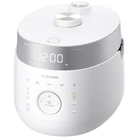 Cuckoo CRP-LHTR1009F Cuiseur à riz blanc, argent avec verre doseur Cuckoo CRP-LHTR1009F Cuiseur à riz blanc, argent avec verre doseur