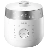 Cuckoo CRP-LHTR1009F Cuiseur à riz blanc, argent avec verre doseur Cuckoo CRP-LHTR1009F Cuiseur à riz blanc, argent avec verre doseur