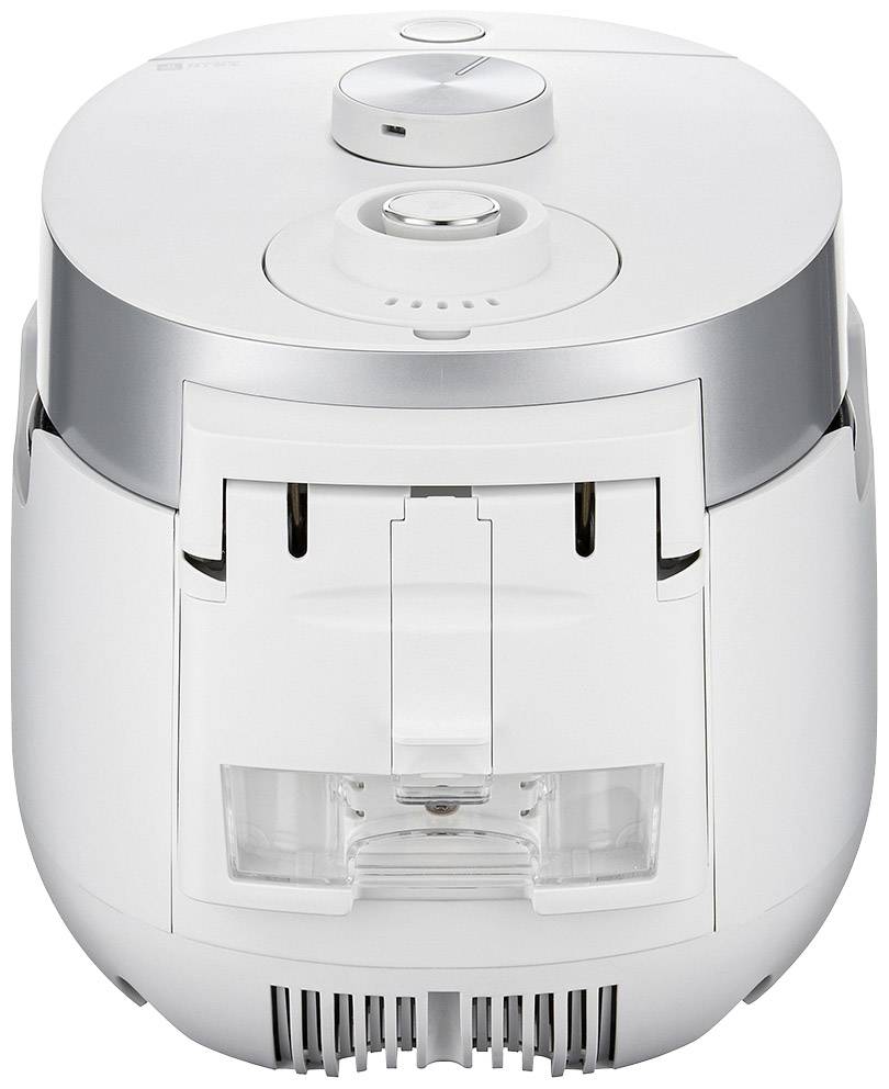 Cuckoo CRP-LHTR1009F Cuiseur à riz blanc, argent avec verre doseur
