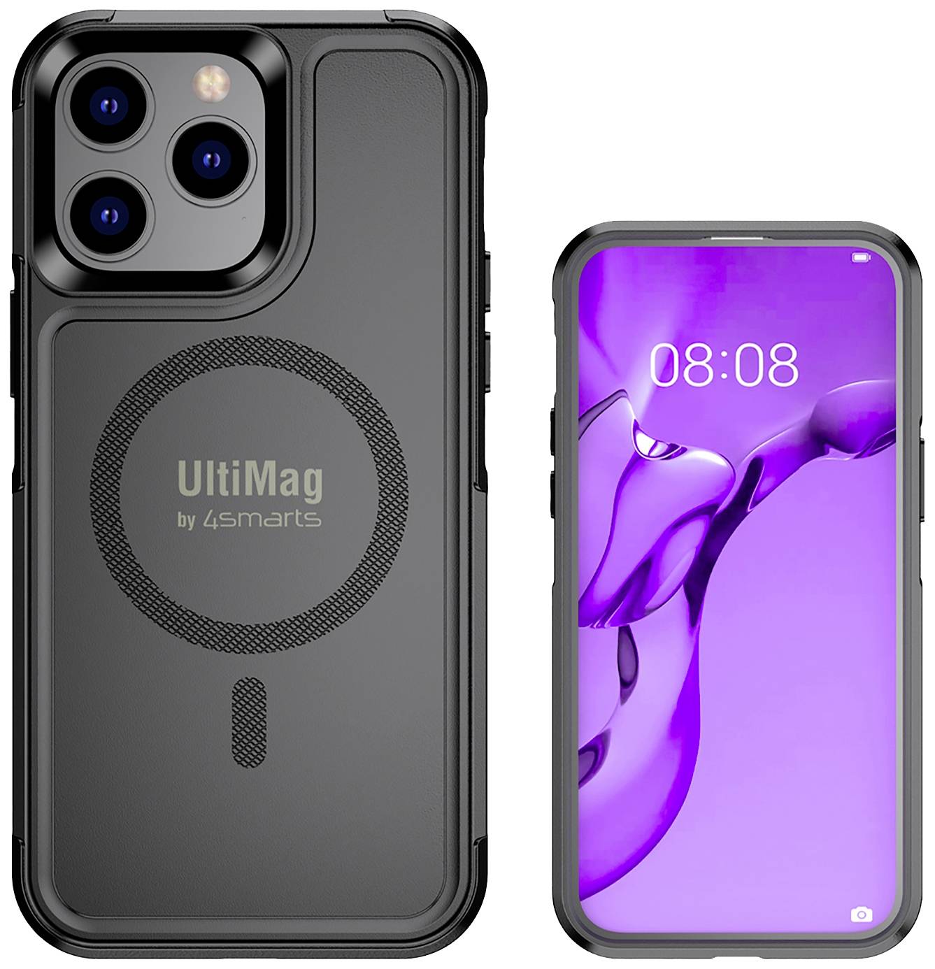 4Smarts "Defend Case UltiMag" Coque arrière Apple iPhone 14 Pro noir