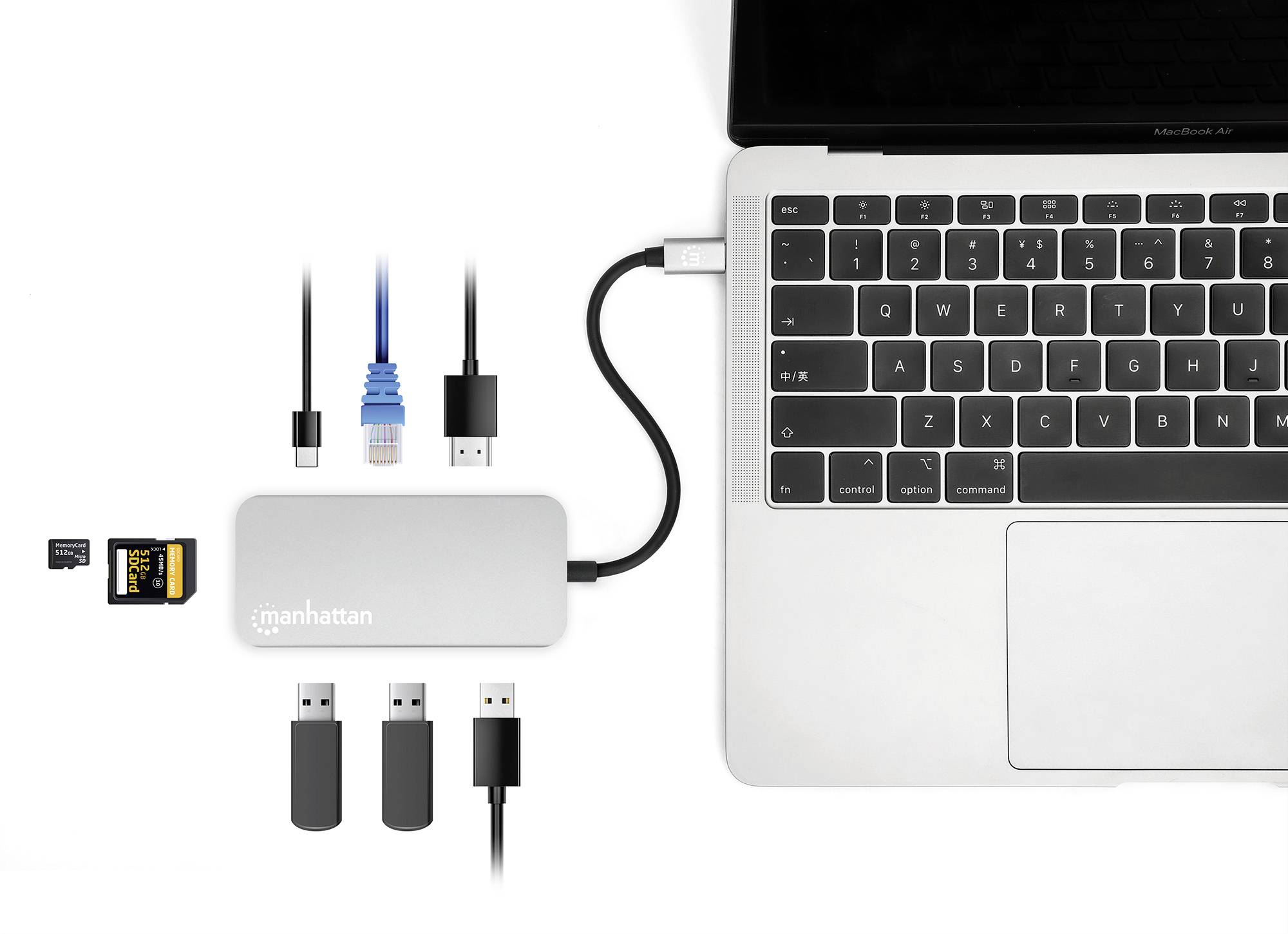Manhattan 130615 Station d'accueil USB-C® alimentation USB-C®