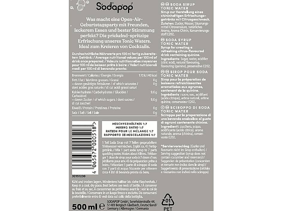 Sodapop Sirop