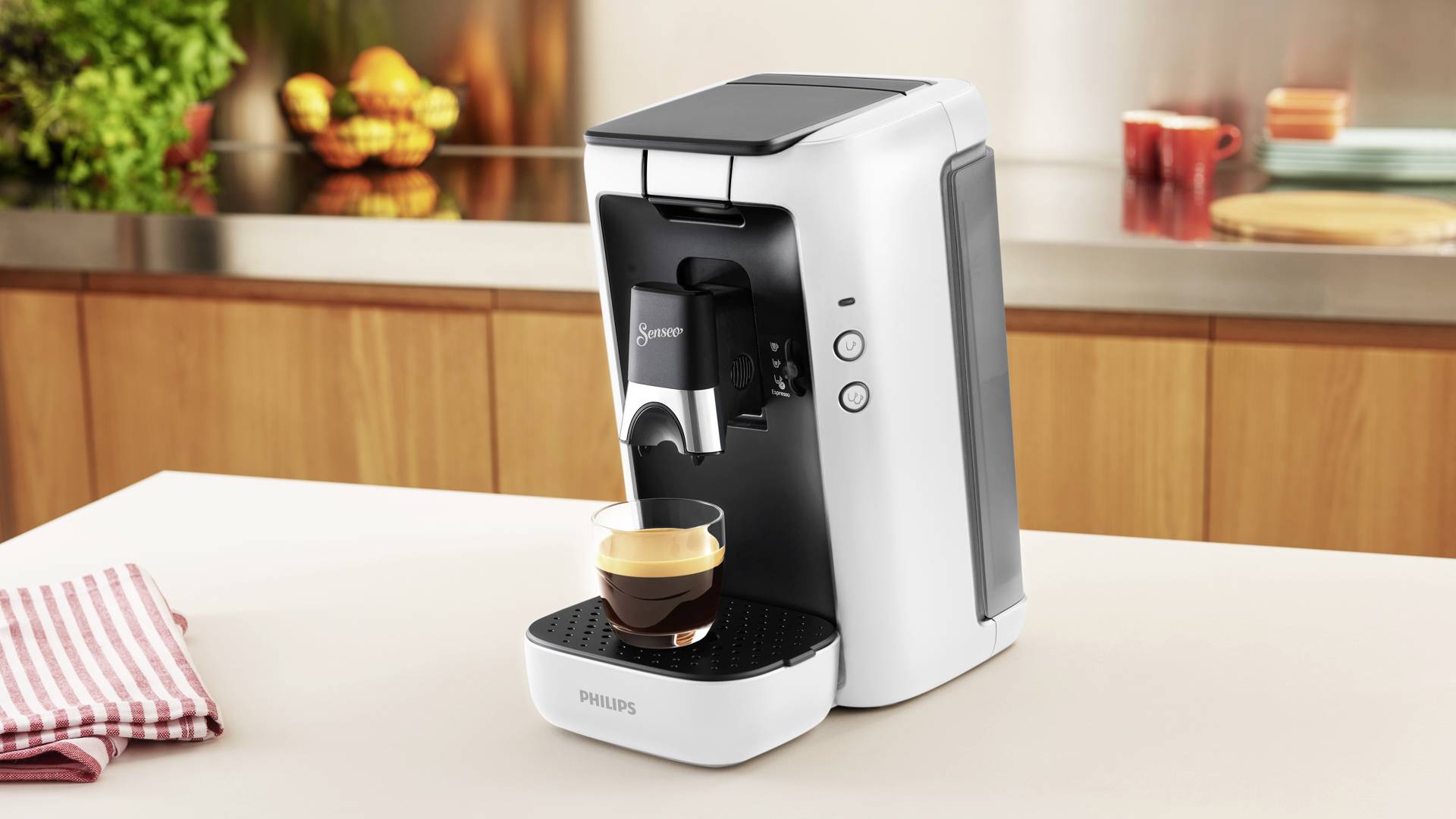 SENSEO® Maestro CSA260/10 Machine à café à dosettes blanc