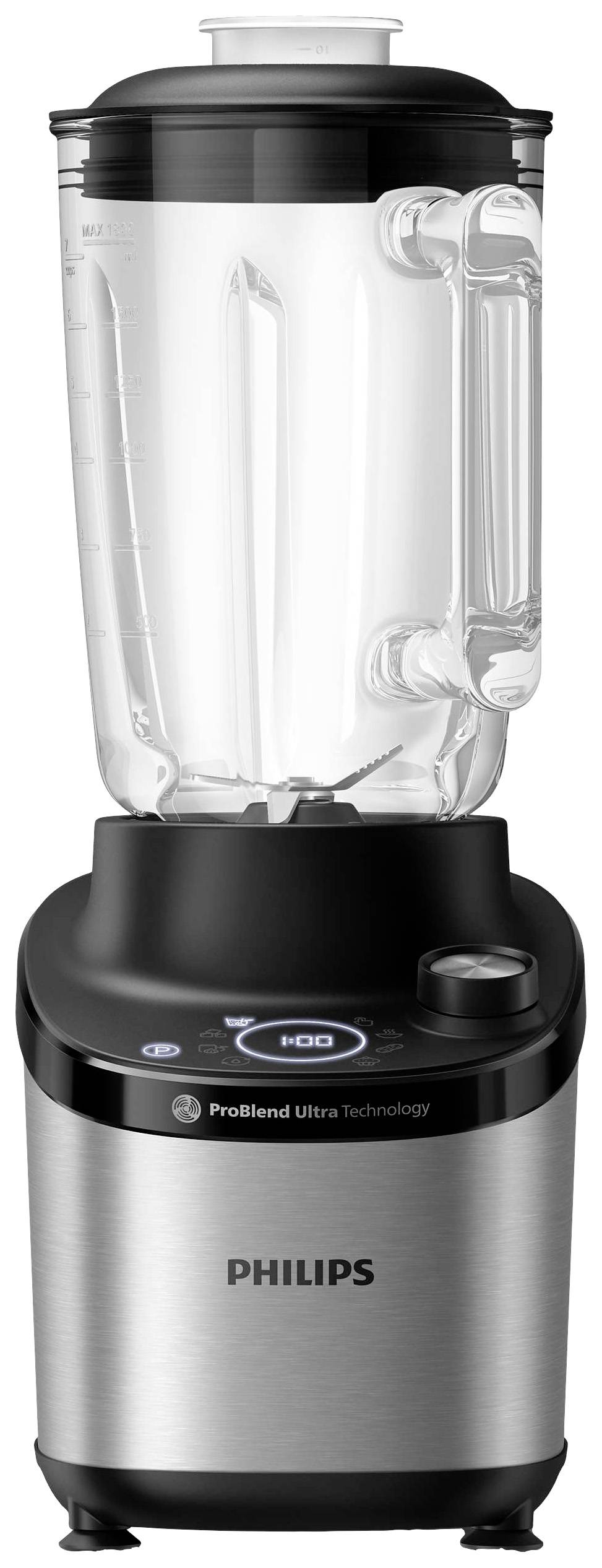 Philips Home HR3760/00 Mixeur sur pied 1500 W argent, noir