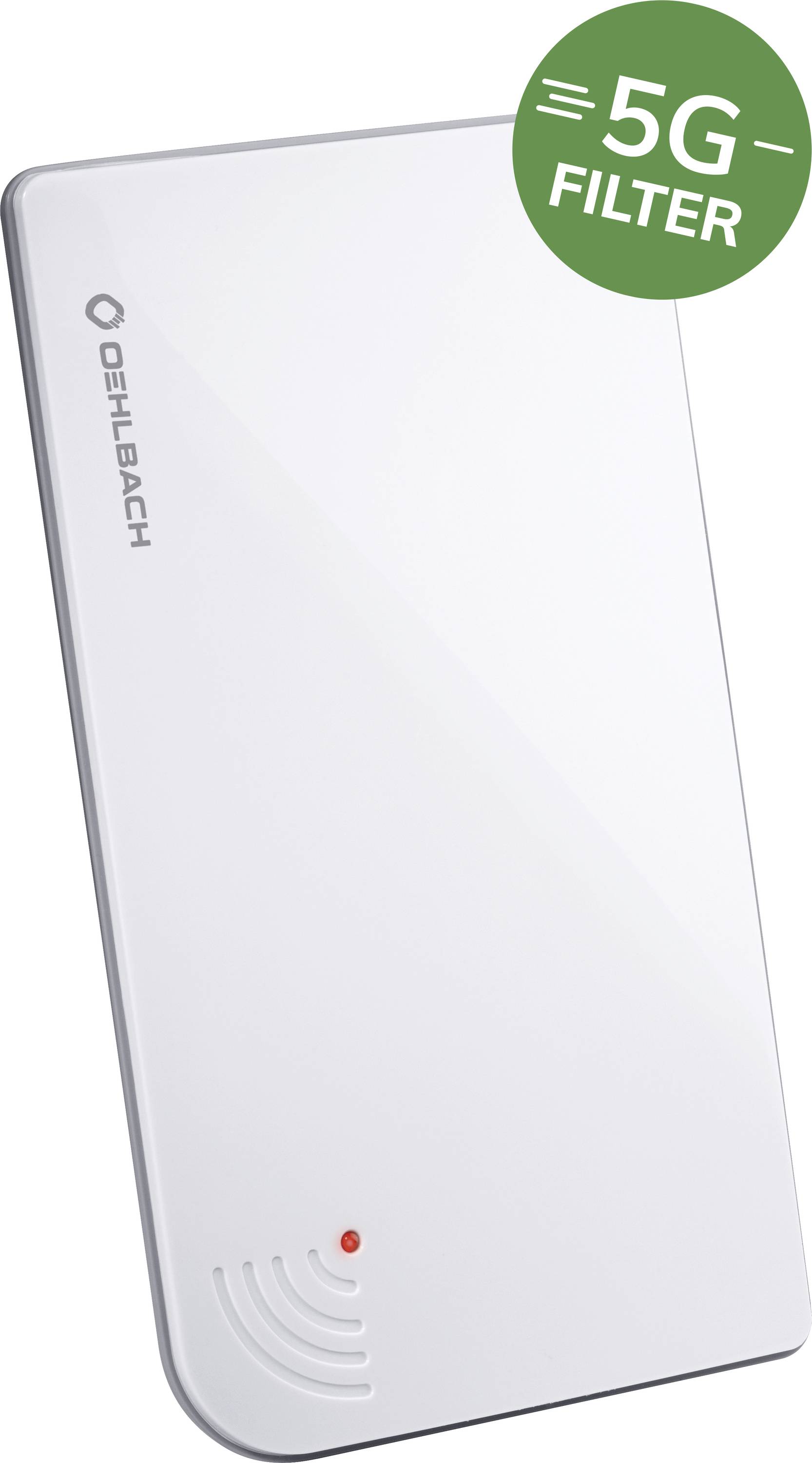 Oehlbach Scope Vision 5G DVB-T2 Antenne plate DVB-T/T2 active intérieure blanc