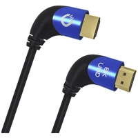 Câble de raccordement Oehlbach HDMI Fiche mâle HDMI-A, Fiche mâle HDMI-A 3.00 m noir D1C42543 8K UHD, coudé à 90° vers la gauche Câble de raccordement Oehlbach HDMI Fiche mâle HDMI-A, Fiche mâle HDMI-A 3.00 m noir D1C42543 8K UHD, coudé à 90° vers la gauche