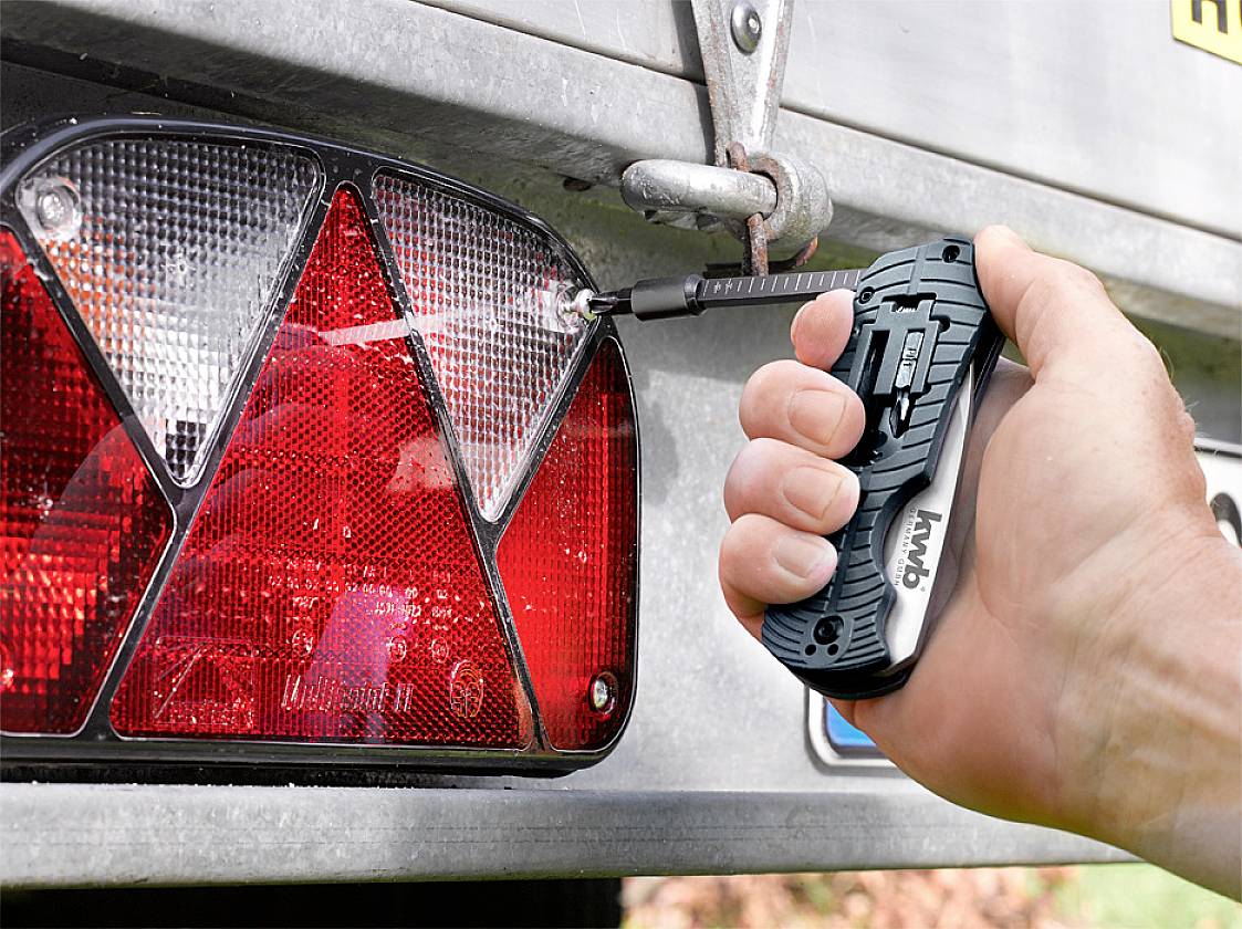 kwb 016620 Couteau multifonction noir