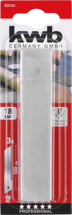 kwb 023103 Lames de scie à dents japonaises de rechange, 18 mm 3 pc(s)