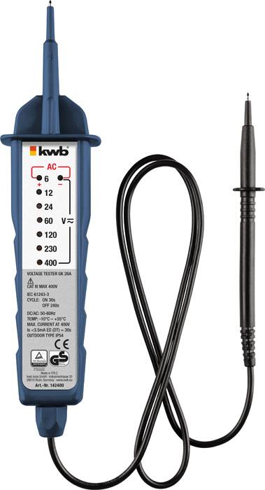 Testeur de tension à 2 pôles kwb GK 26A