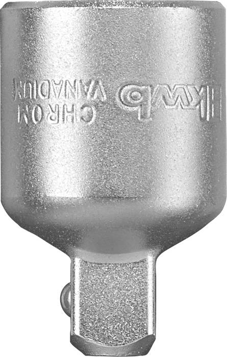 Embout d'outil métallique, de forme cylindrique, avec l'inscription gravée 'Chrome Vanadium'. Principalement utilisé pour les travaux de vissage.