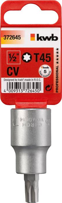 kwb 372645 Douille-embout T 45 1/2"