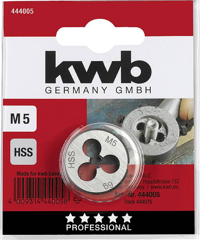 Hss Schneideisen R25x9 M 5 Sb