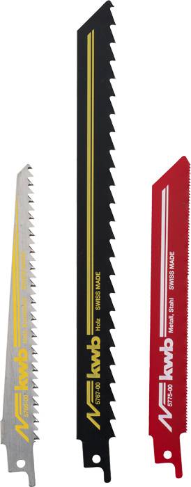 kwb 576003 Lot de lames de scie sabre, 3 pièces 3 pc(s)
