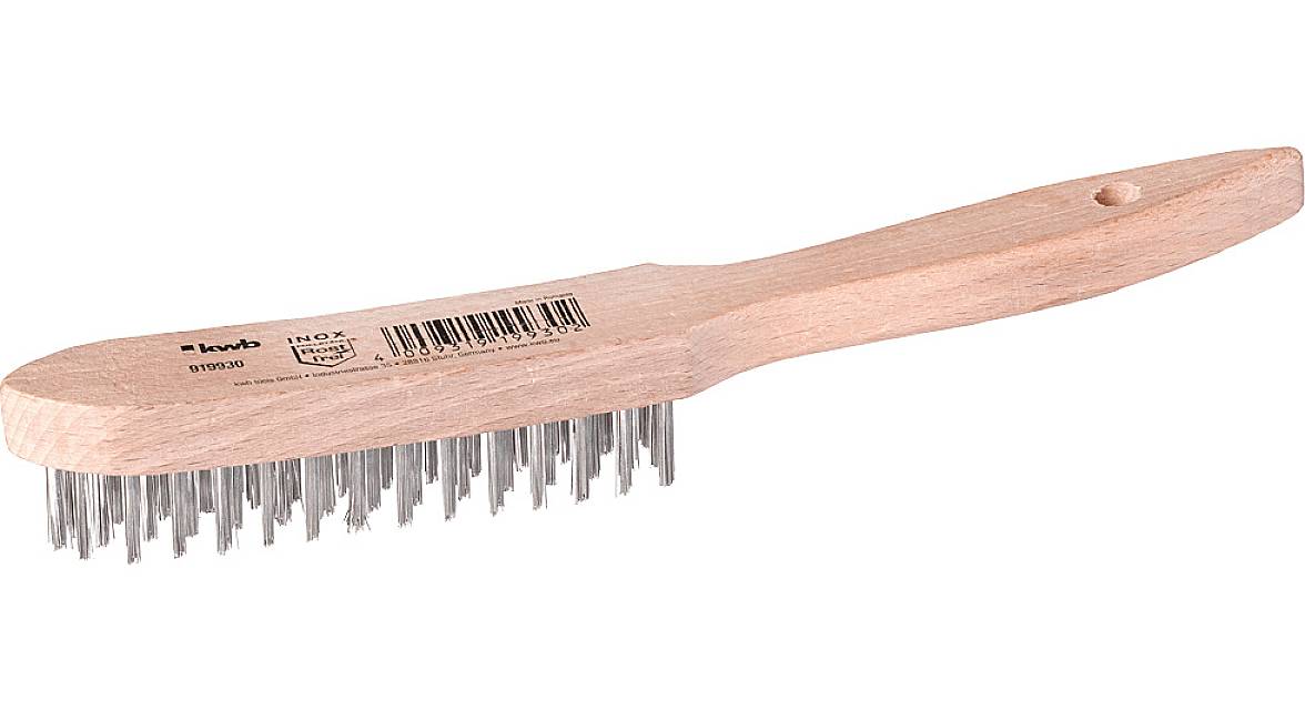 Handdrahtbürsten Rostfr 3-Rhg