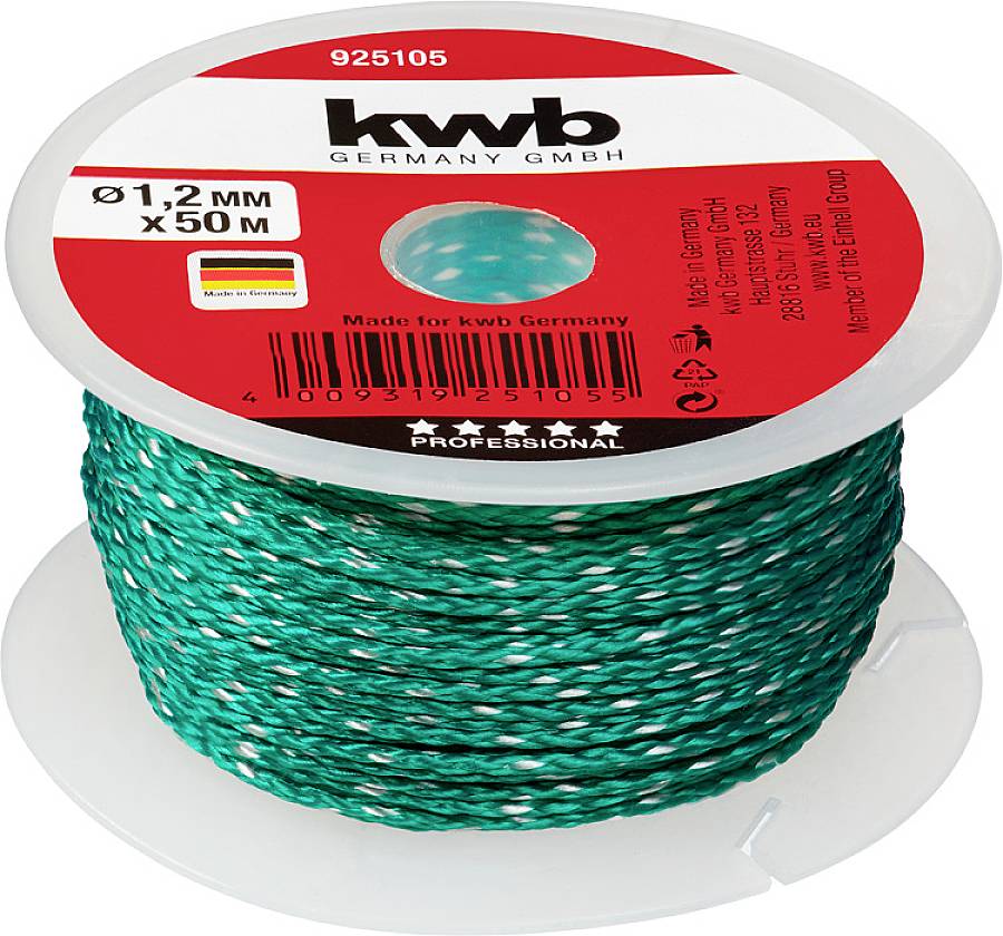 kwb 925105 Cordon de maçonnerie, vert 50 m