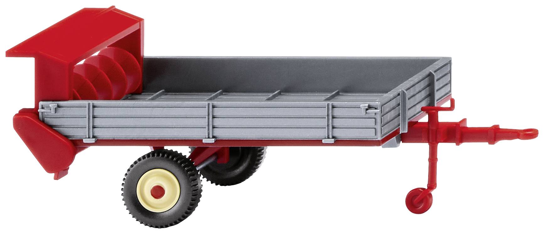 Wiking 0887 04 H0 Modèle réduit de remorque Écarlate large Fortuna argent/rouge carmin