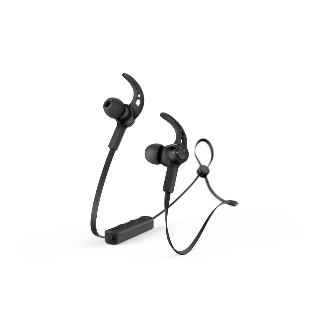 Hama Freedom Run Écouteurs intra-auriculaires Bluetooth Stereo noir résistant à la sueur Hi-Fi